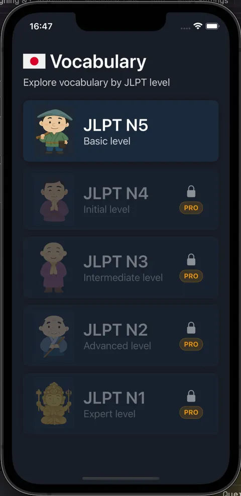 JLPT Vocabulary